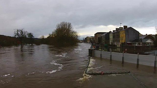 The water level in the River Suir is currently more than 3.8m and is expected to rise further