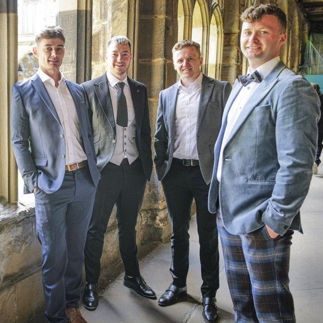 Grant Hardie, Hammy McMillan, Bobby Lammie and Bruce Mouat 