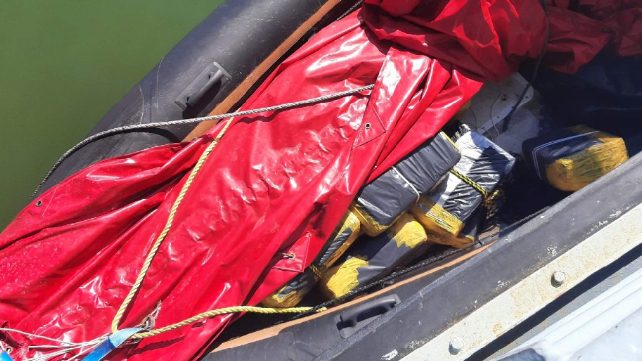 A boat found with packages off the Suffolk coast