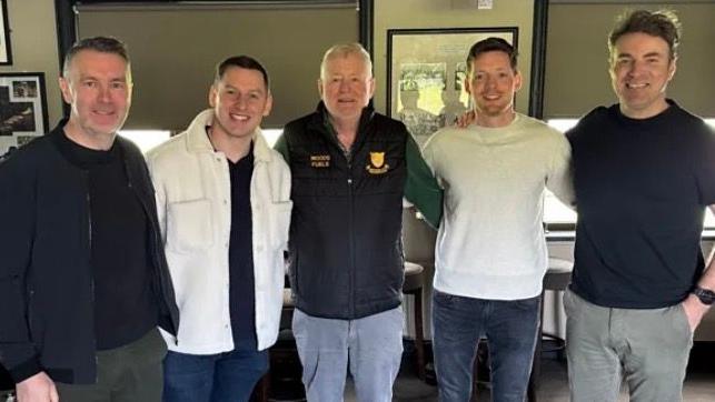 Philly McMahon, Conor McManus, Thomas Niblock and Oisin McConville 