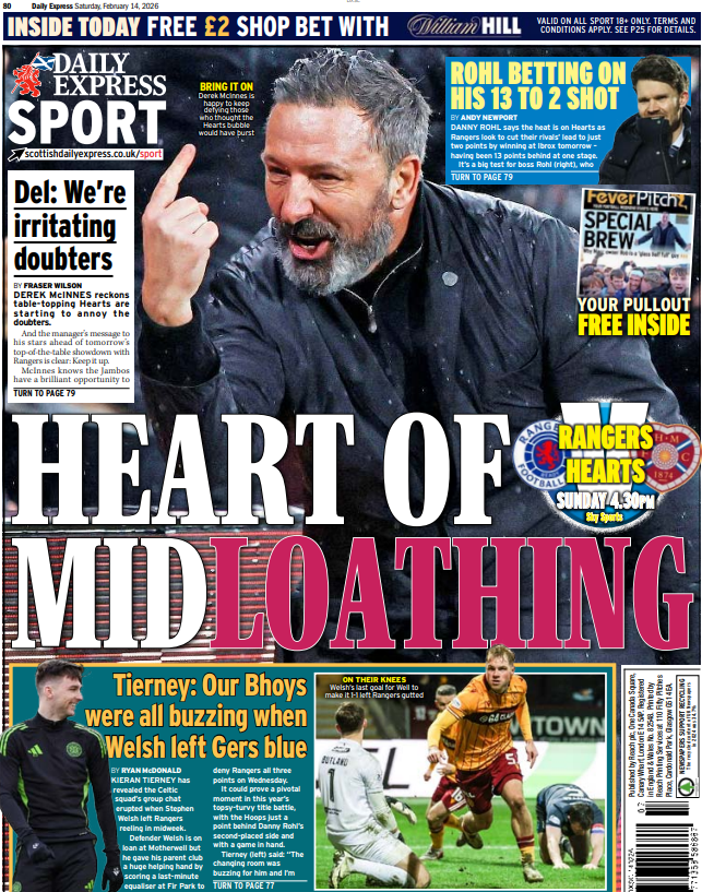 Daily Express back page