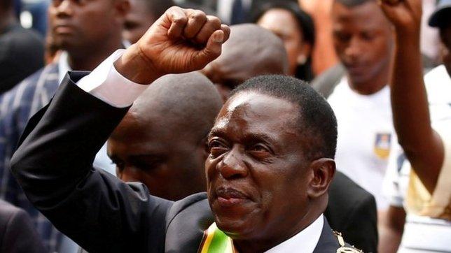 Zimbabwe's new President Emmerson Mnangagwa. Photo: 24 November 2017