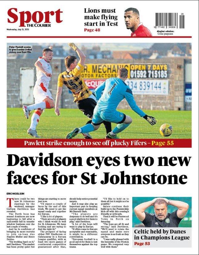 Courier back page
