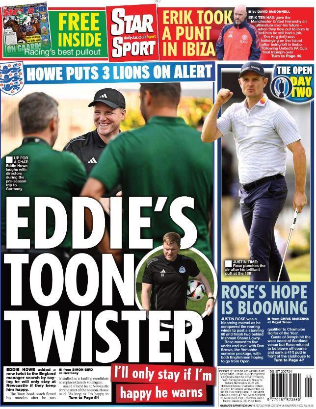 Star back page