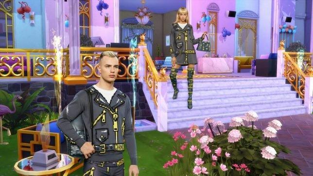 Models wear clothes inspired by The Sims.