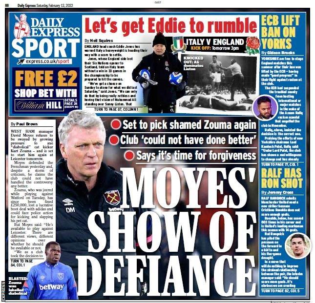 Express back page