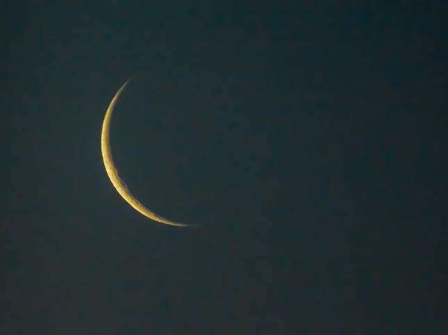 Moon over Oswestry