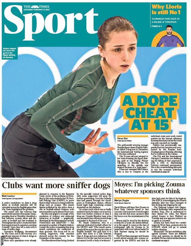 Times back page
