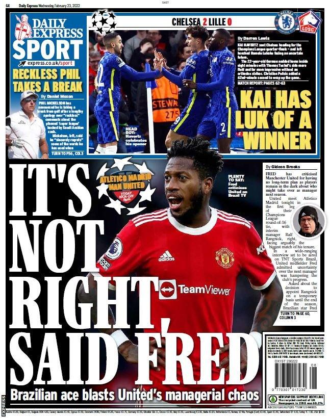 Express back page