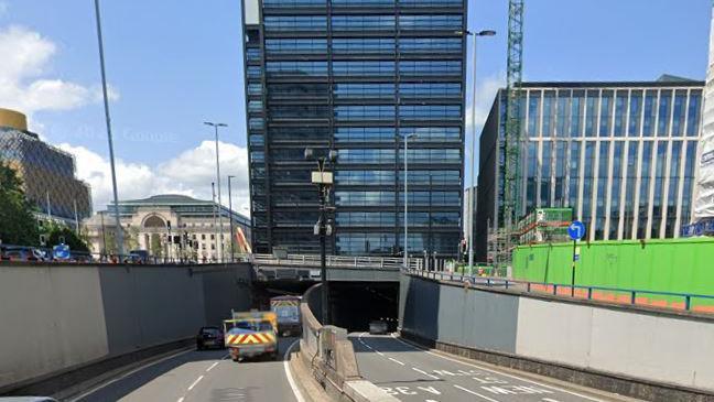 Queensway tunnels in Birmingham