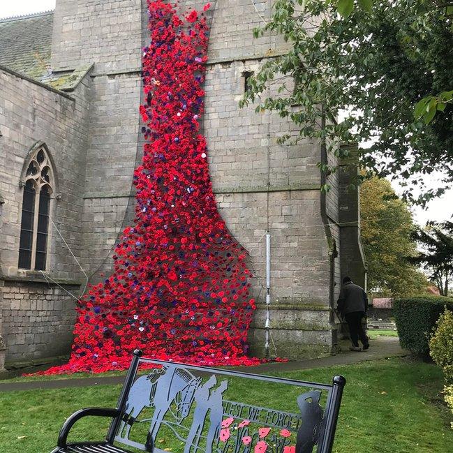 Poppy display in Balderton