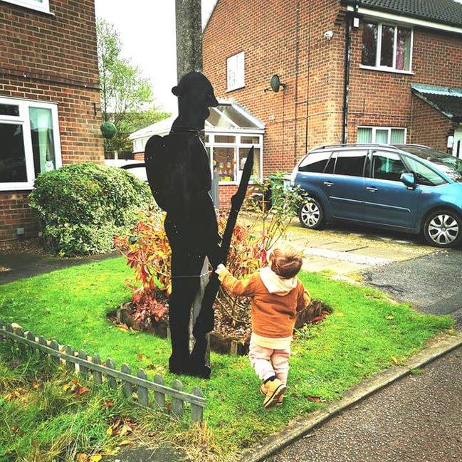 Soldier silhouette in Rainworth