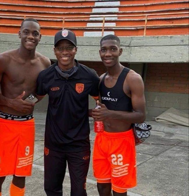 Jhon Duran, Wilberth Perea Mena and Yaser Asprilla