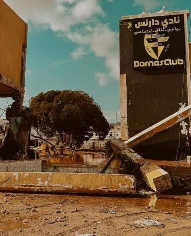 Libya floods damage football side, Darnes Club in Derna