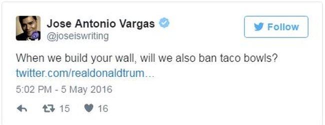 Tweet by Jose Antonio Vargas