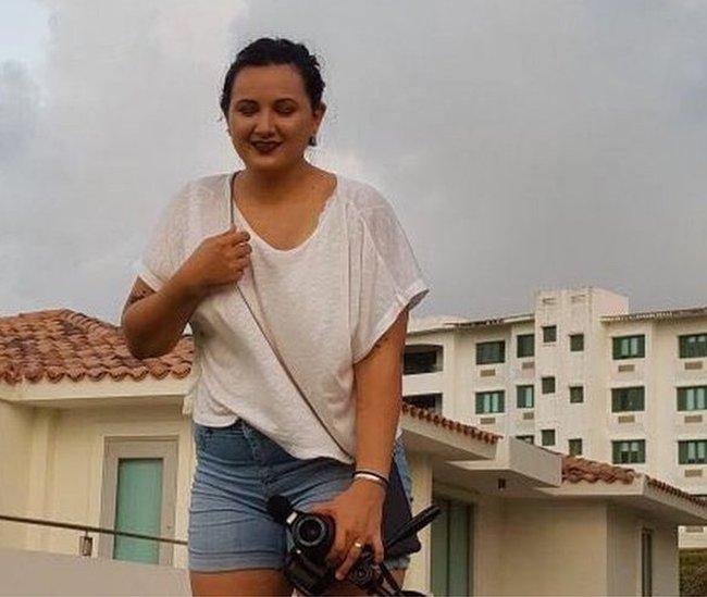 Sofia Abregu, 26, is a student and house keeper in San Juan