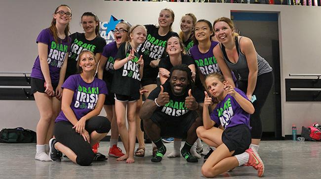 Group of Irish dancers