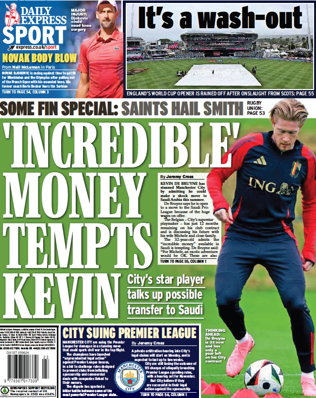 Express back page