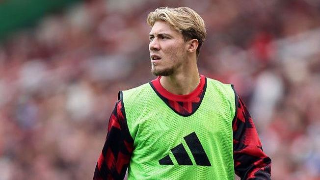 Manchester United striker Rasmus Hojlund