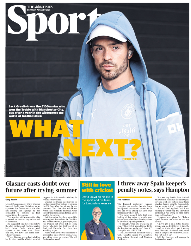 Times back page