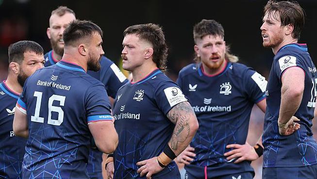 Leinster players dejected after Challenge Cup semi-final defeat by Northampton