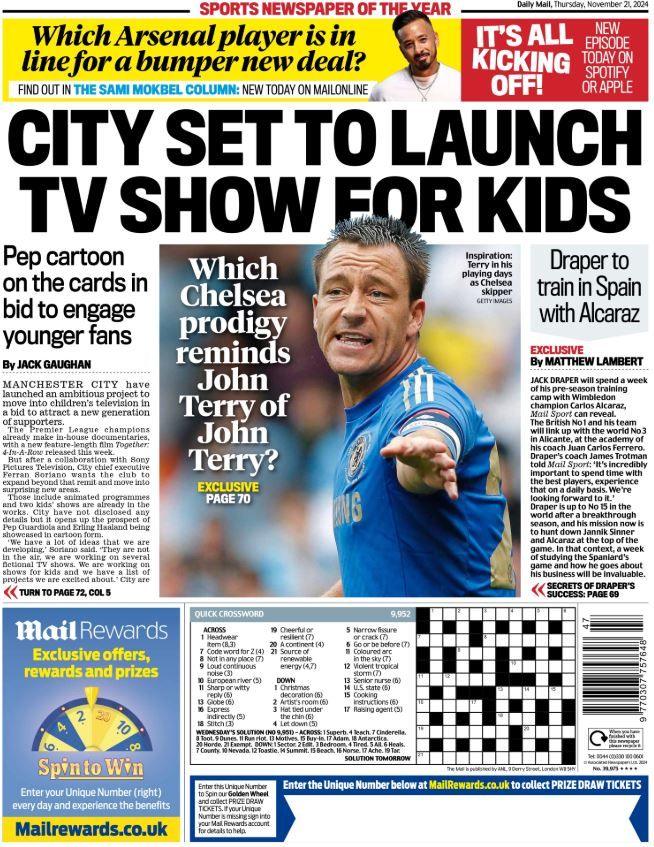 Mail back page