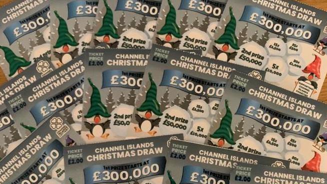 Channel Islands Christmas Lottery tickets