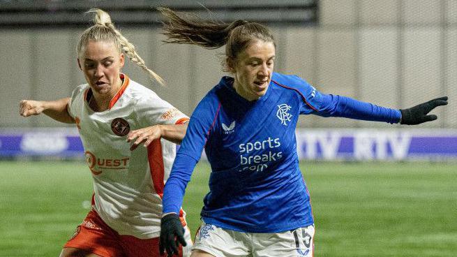 Rangers v Dundee United in SWPL