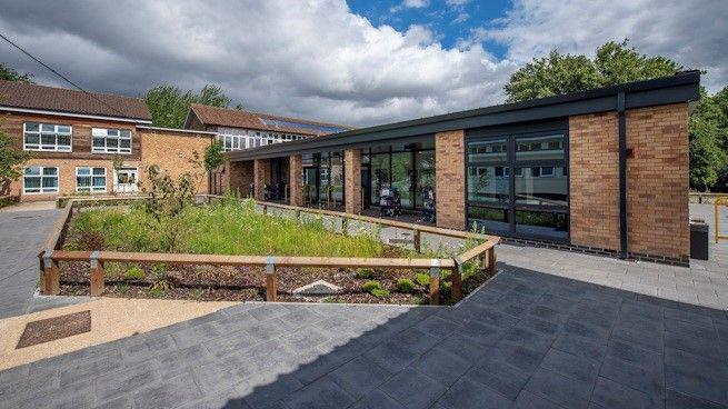 The new classroom block at Overdale