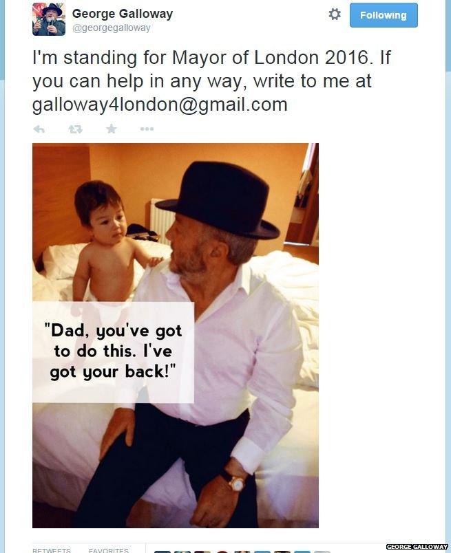 George Galloway's tweet