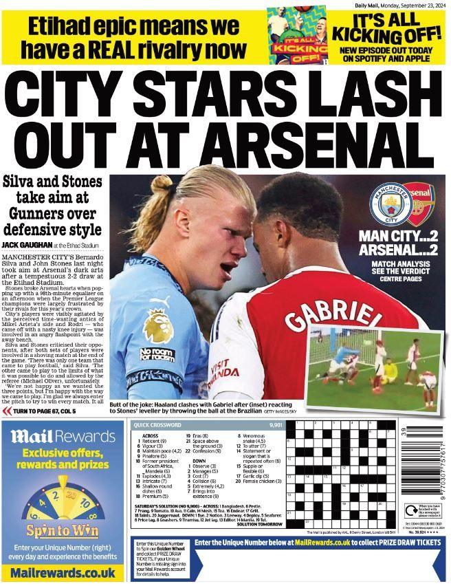 Back page of the Mail