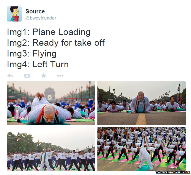 Yoga Day meme