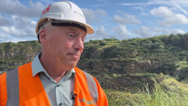 Steve Roussel, the President of the Guernsey Building Trades Employers' Association.