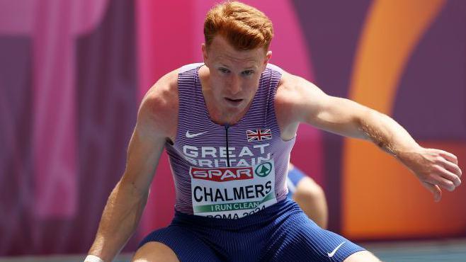 Alastair Chalmers at the European Championships