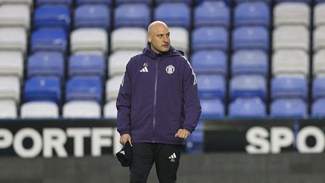 Manchester United Under-21 coach Adam Lawrence