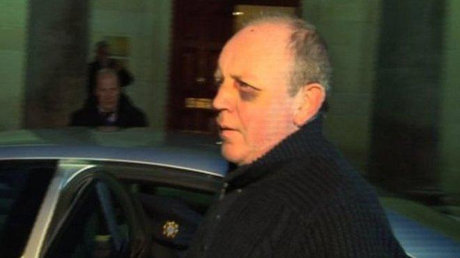 Pearse McAuley photographed after his arrest for the 2014 offences