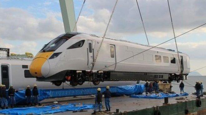 The new Japanese-made trains