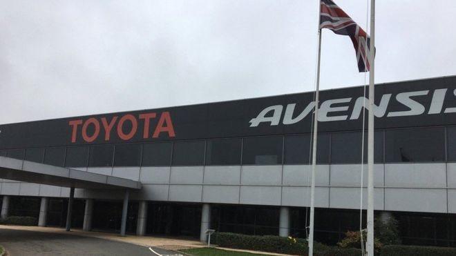 Toyota car plant at Burnaston