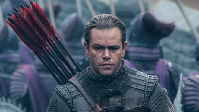 Matt Damon in The Great Wall