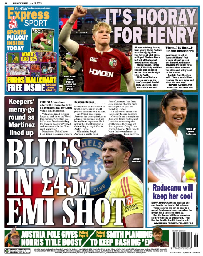 Express back page