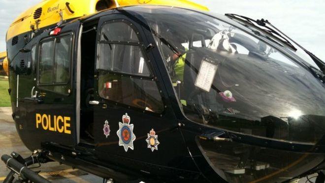 Police helicopter