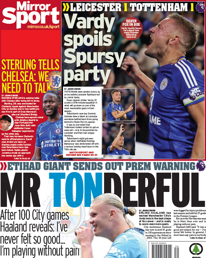 Mirror back page