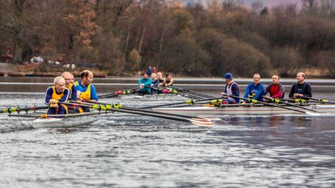 Rowers on Derwentwater