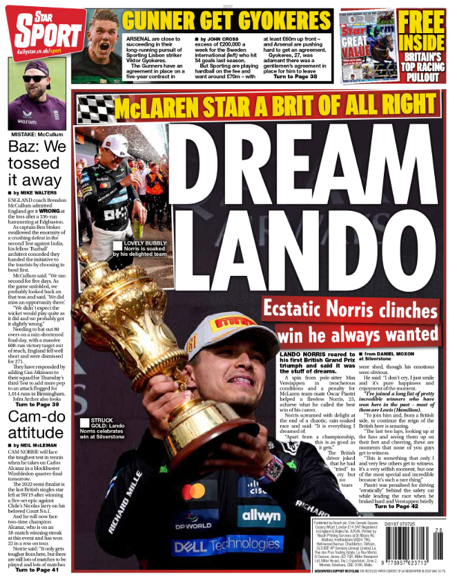 Star back page