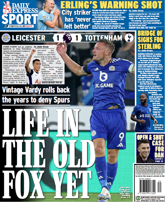 Express back page