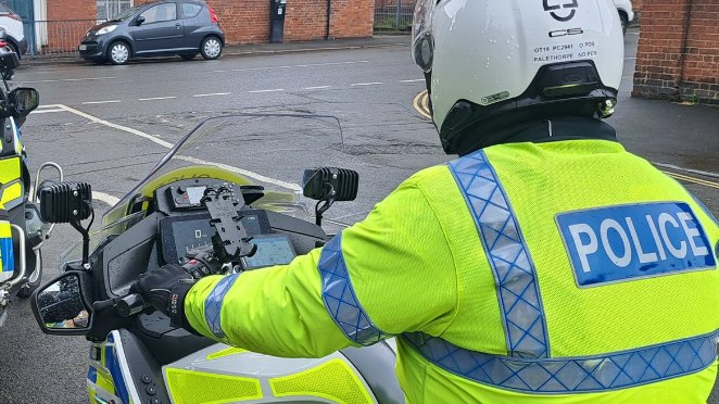 Police biker