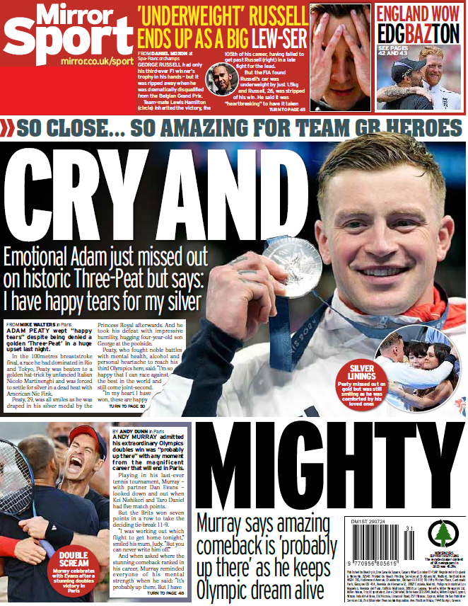 Mirror back page