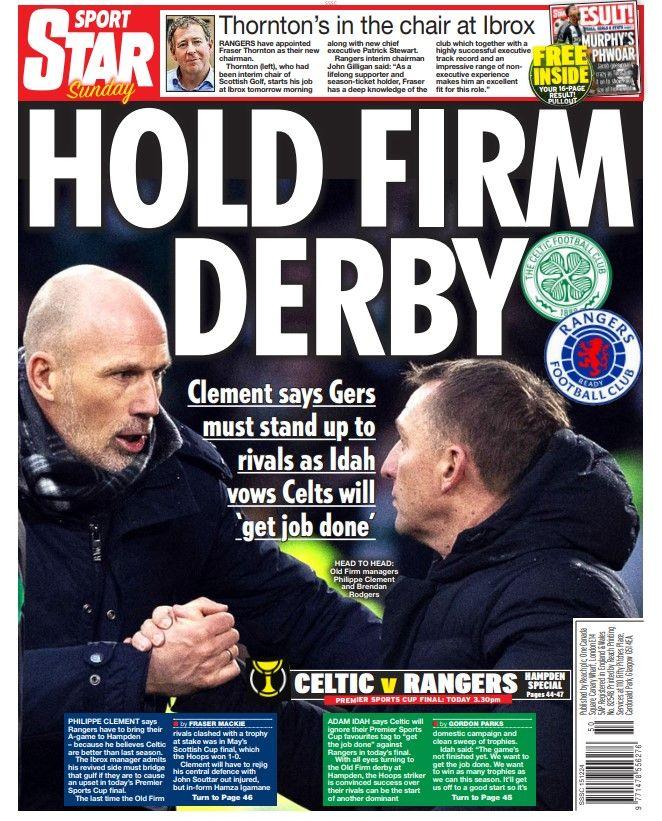 The back page of the Scottish edition of the Star on 151224