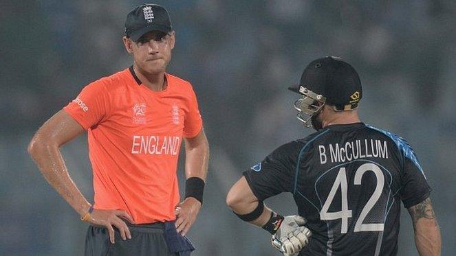 Team captains Stuart Broad and Brendon McCullum