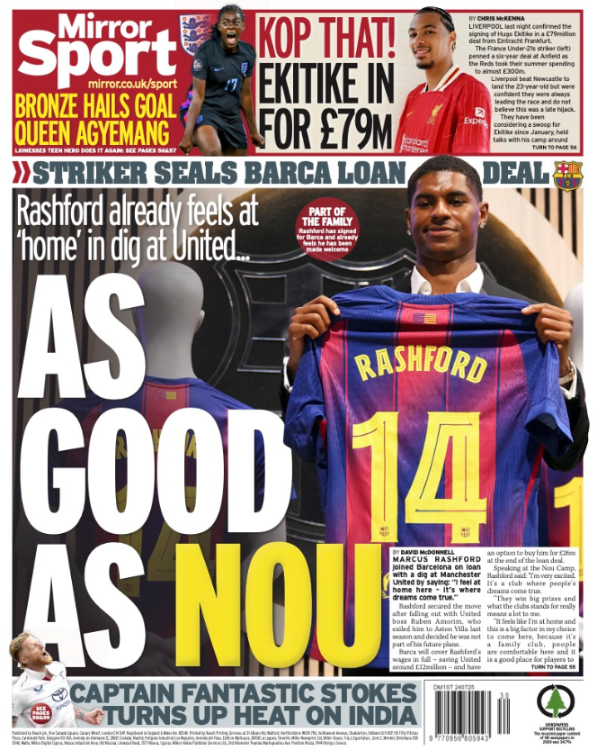 Mirror back page